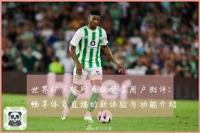 世界杯买球网页版登录用户测评：畅享体育直播的新体验与功能介绍